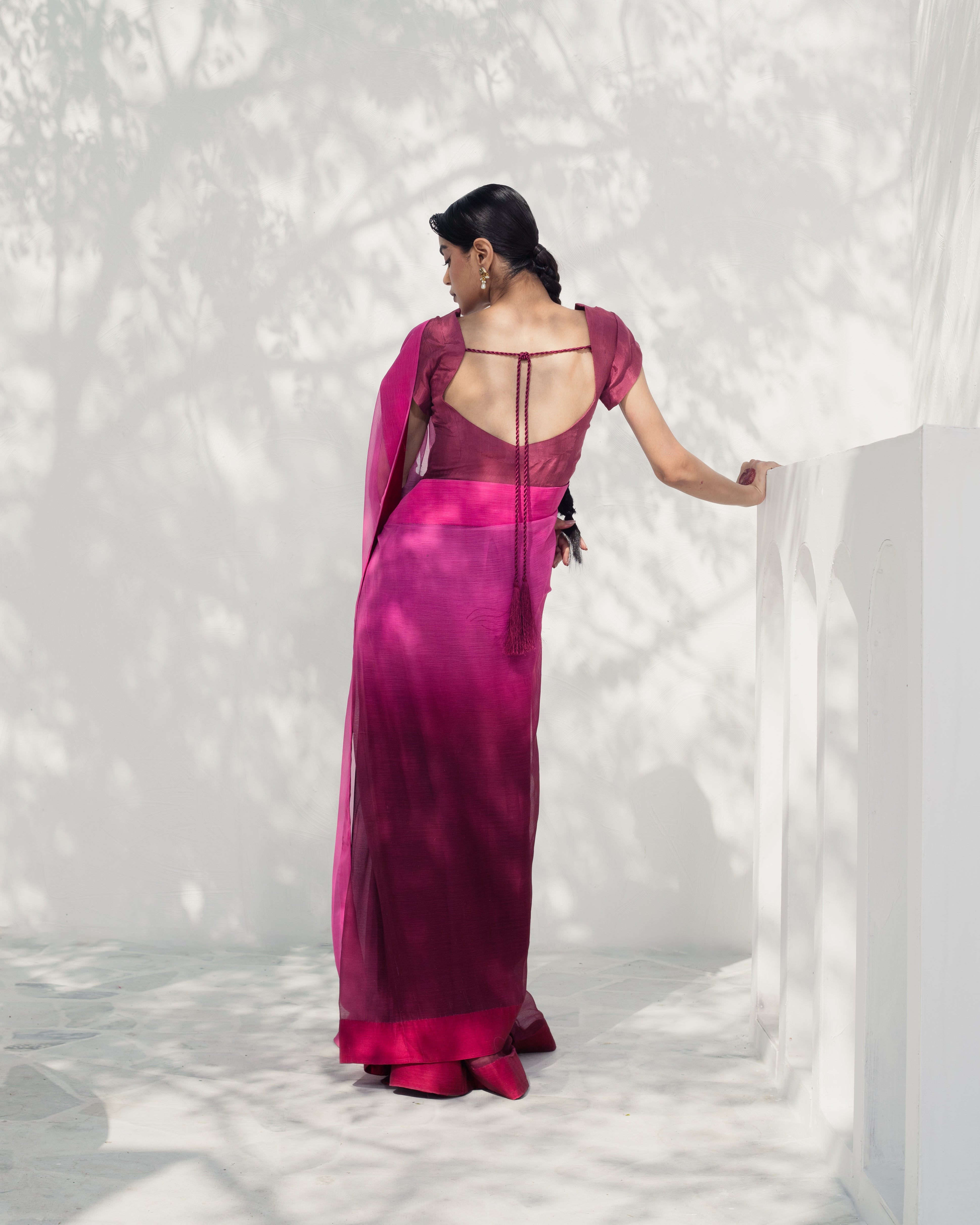 Classic Pink Saree
